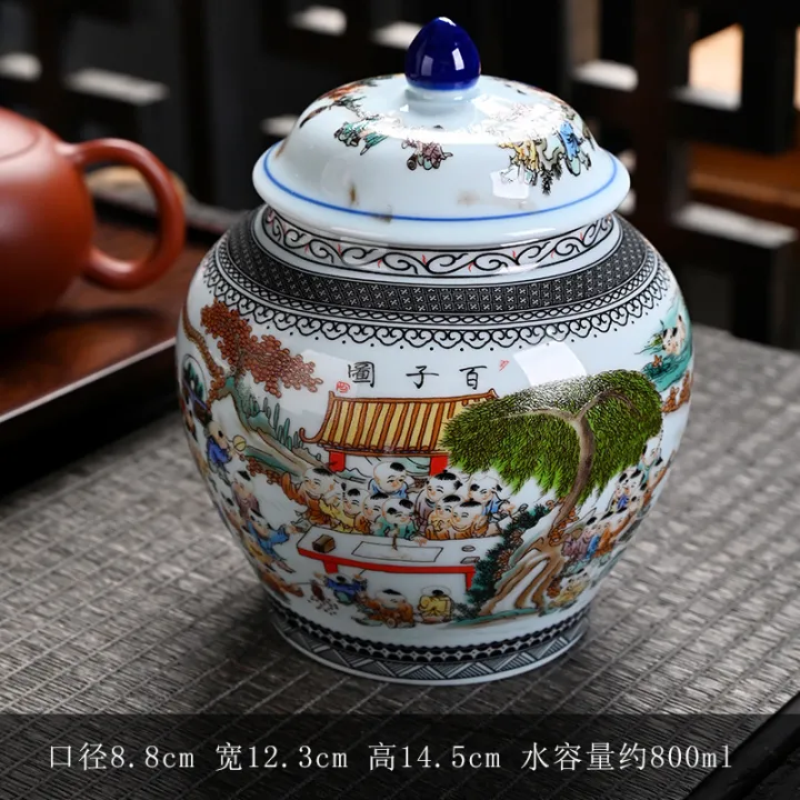 Enamel%20General%20Jar%20Painted%20Flowers%20Moisture-proof%20Sealed%20Tea%20Jar%20Art%20Crafts%20Ornaments%20Sundries%20Storage%20Box%20Home%20Decoration%20Gifts%20Amour%20zii%20-%20Image%207