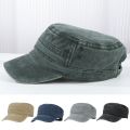 【Hot-Selling】 Big Head Man Large Size Pure Cotton Army Flat Cap Outdoors Baseball Cap Summer Polyester Plus Size Hat. 