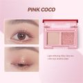 Two-Mini Rose Eyeshadow Palette Matte Pearlescent Long Lasting Waterproof Sweatproof Student Affordable Eyeshadow. 