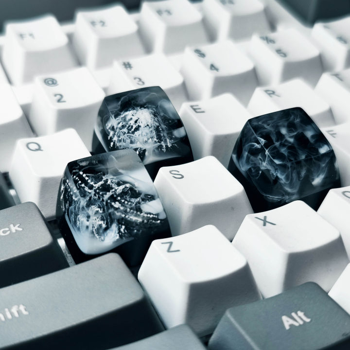Mechanical%20keyboard%20personality%20keycaps%20translucent%20resin%20Great%20Wall%20Snow%20Mountain%20Valley%20Gulou%20ink%20wind%20keycaps%20-%20Image%208
