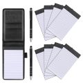 Mini Notepad Holder Included 2 PCS Pen 8 PCS Refillable Memo Book. 