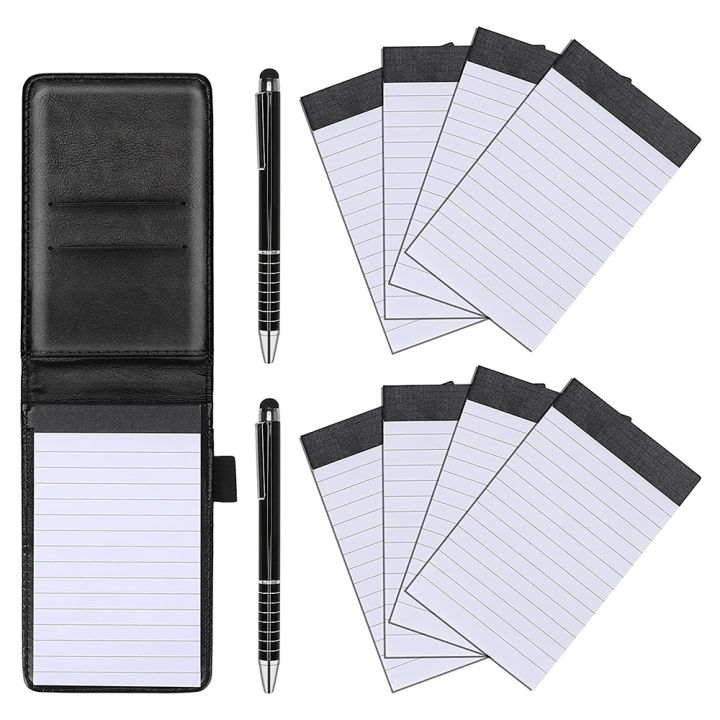 Mini%20Notepad%20Holder%20Included%202%20PCS%20Pen%208%20PCS%20Refillable%20Memo%20Book%20-%20Image%202