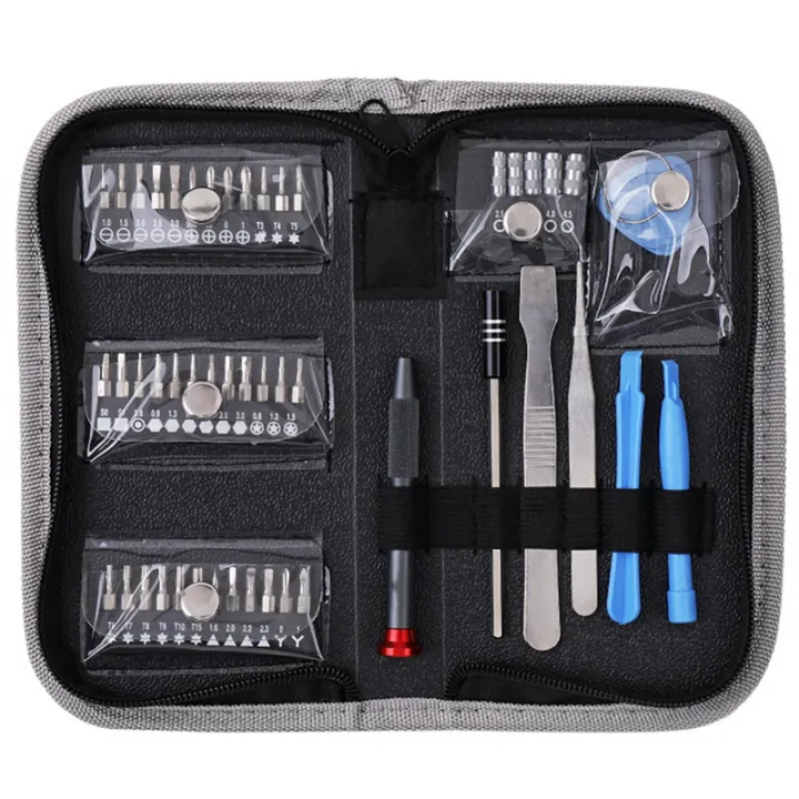 49 Pieces of Mobile Phone Maintenance Tool Set-Flower-Shaped Triangular Precision Screwdriver Set Durable