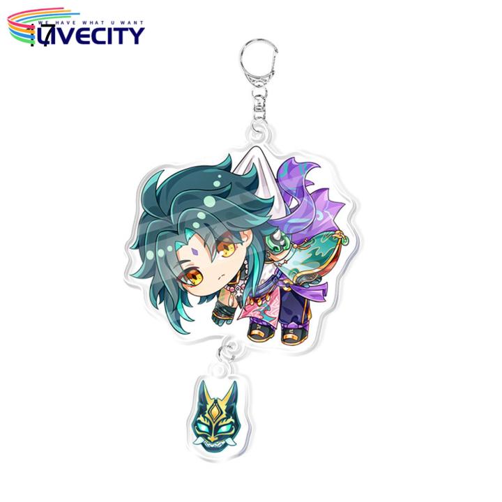 Genshin%20Pendant%20Double%20Sided%20Anti%20Scratch%20Cartoon%20Anime%20Keyring%20-%20Image%203