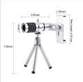 12X Zoom Lens for Mobile Phone Camera Lens with clip. 