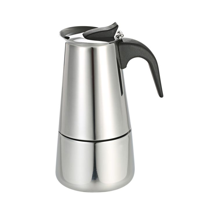 300ml%206-Cup%20Stainless%20Steel%20Espresso%20Percolator%20Coffee%20Stovetop%20Maker%20Mocha%20Pot%20for%20Use%20on%20Induction%20Cooker%20-%20Image%202