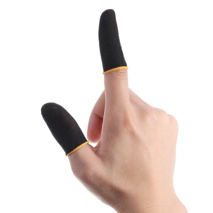 1%20Pair(2%20Pcs)%20Breathable%20Mobile%20Finger%20Sleeves%20/%20Sweatproof%20Gloves%20for%20Mobile%20Gaming%20-%20Black%20-%20Image%203