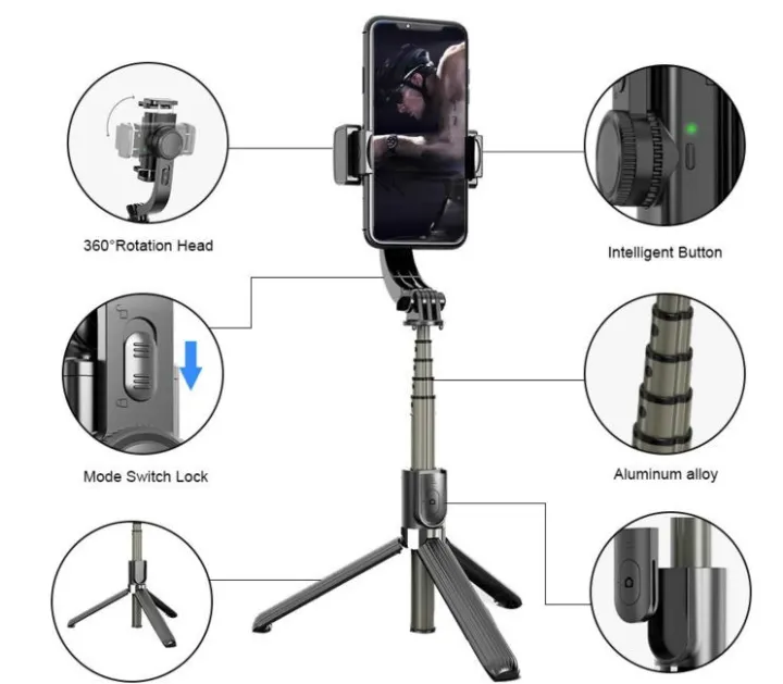 L08%20Mobile%20Phone%20Stabilizer%20Anti-Shake%20Gimbal%20Stabilizer%20Selfie%20Stick%20Tripod%203%20in%201%20With%20Remote%20Handheld%20Gimbal%20Video%20Shooting%20Compatible%20With%20IOS%20&%20Android%20-%20Image%208