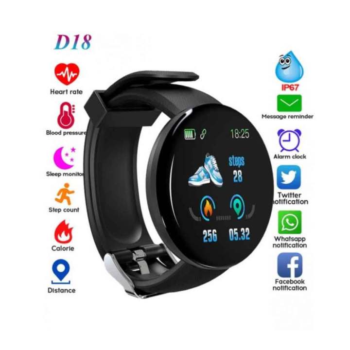 D18%20Smartband%20IP68%20Waterproof%20Heart%20Rate%20Monitor%20Fitness%20Tracker%20Watches%20-%20Image%203