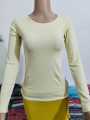 Women's and Girls' for Cotton New Stylish Short Body Full Sleeve Crop Top Blouse-Fashionable, Soft, Ribbed Fabric.