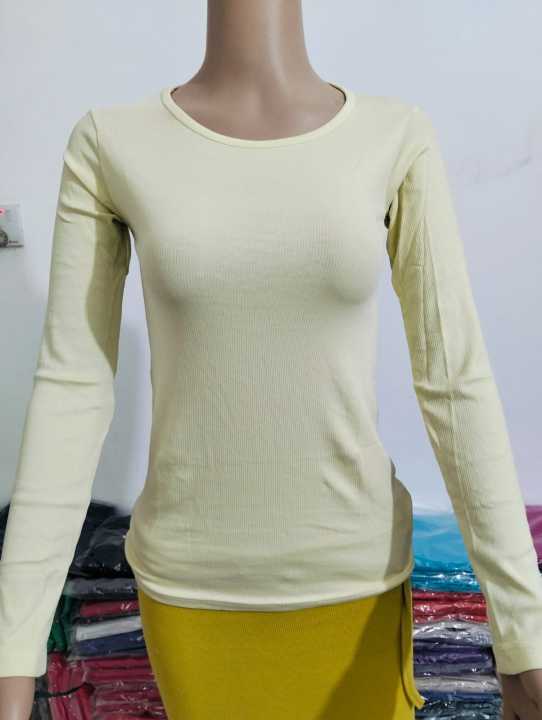 Women's%20and%20Girls'%20for%20Cotton%20New%20Stylish%20Short%20Body%20Full%20Sleeve%20Crop%20Top%20Blouse-Fashionable,%20Soft,%20Ribbed%20Fabric%20-%20Image%207