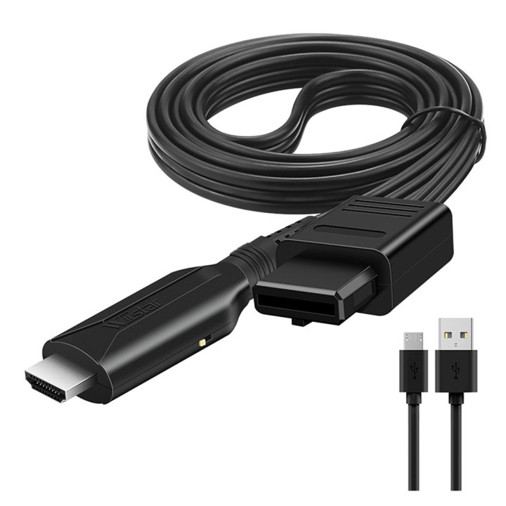 HD N64 to -Compatible Converter HD Link Cable for N64//SNES Plug and Play 1080P -Compatible Converter