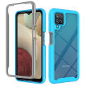 【Pioneer Gong】Hybrid Dual Layer Armor Case For Samsung Galaxy A12 5G Cases A22 A42 Shockproof Bumper Crystal Clear Protective Cover M32 Funda. 