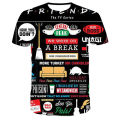 Friends Tv Show Tshirt Men Women T-shirts Tops Femme Clothes Female T-shirt Harajuku Summer Children Girls Streetwear T-shirts.