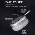 TOHAYIE Head Mounted Wireless Bluetooth 5.3 Headphones HD Mic Noise Canceling HiFi Sound Quality Foldable Gaming Music Headset Support Wired Mode. 
