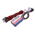 12 LED Light Kit Steering Brake Simulation Flash Light for 1/10 RC Car. 