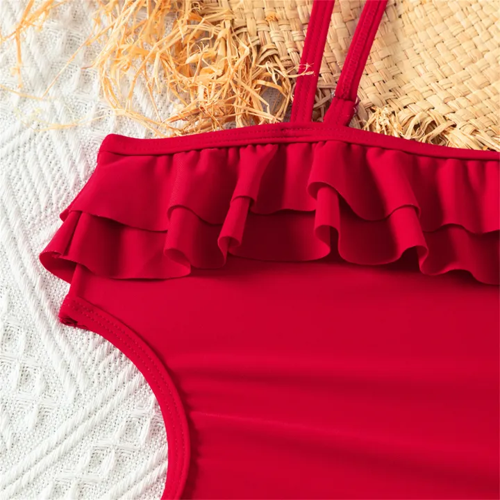GC%20Toddler%20Girls%20Leotard%20Swimsuits%20Ruffle%20One%20Shoulder%20Sleeveless%20Bathing%20Suit%20Hallow%20Waist%20Swimsuit%20For%20Indoor%20Outdoor%20Swimming%20Summer%20Bathing%20-%20Image%203