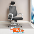 (FP-M-27-) Executive Office Chair White Body [V-MESH] with Headrest good quality. 