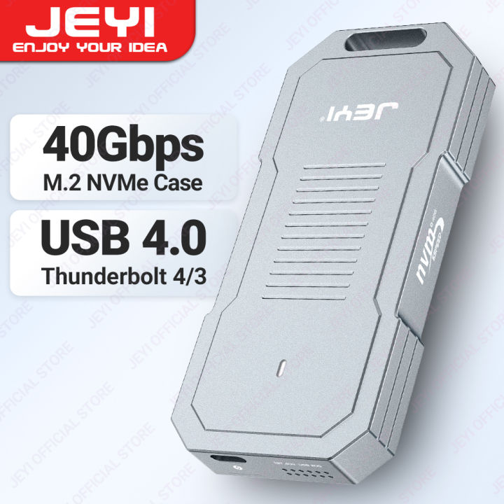 JEYI 40Gbps NVMe Enclosure, Aluminum Type C USB 2280