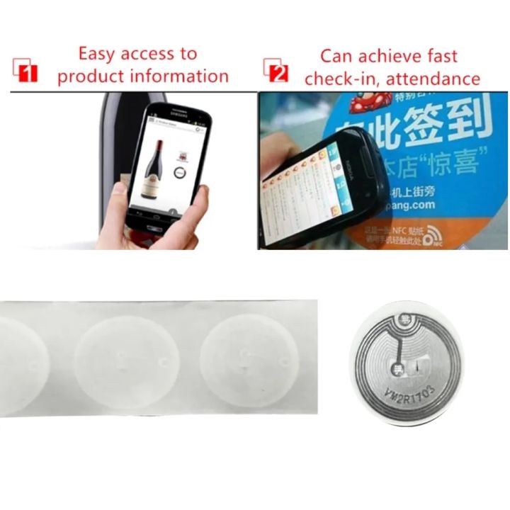 5/10/20pcs%20Smart%20Nfc%20Chip%20Phone%20Sticker%20Ic%20Can%20Copy%20Label%20Uid%20Badge%20Clone%2013.56mhz%20Card%200%20Sector%20Iso14443a%20Token%20Tag%20Written%20-%20Image%204