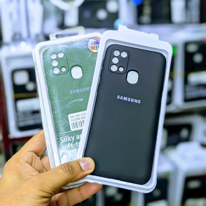 For Samsung Galaxy M31 F41 Back Case Premium Silicone Soft Touch