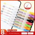 8 Colors 0.5mm Magnetic Dry Erase Markers Whiteboard Marker Pen Office School White Board Stationery Extra Fine Tip Colored Pens.