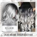 Smoky Gray Punk Style Hair Cream Light Silver Grey Grandma Gray Hair Dye Color Unisex Color Hair Wax Dye Cream Hair Cream TSLM1.