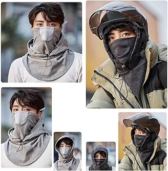 Cycling Cold Protection Mask, Balaclava Windproof Full Face Mask for Women Men Motorcycle Hiking Skiing