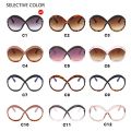 Brand Fashion Sunglasses Women Oversized 2023 Vintage Elegant Popular Luxury High Quality Sun Glasses Female Shades Oculos De So. 