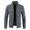 Mens Autumn Solid Color Knitted Sweater Jackets Cardigan Coats Man Clothing Casual Black Zip Up Sweaters Blusa De Frio Masculino. 