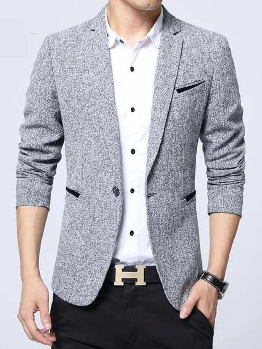 Synthetic%20Casual%20Blazer%20For%20Men%20-%20Image%202