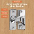 Bathroom Stainless Steel Ornaments Supplies Doors Locks Door Sliding Right Angle Lock Door Buckle.