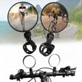 Universal Bicycle Rearview Mirror Adjustable Rotate Wide Angle Cycling Handlebar Rear View Mirrors for MTB Road Bike Accessories. 