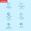 Lenovo LP40 Pro TWS Earphones Wireless Bluetooth 5.1 Sport Noise Reduction Headphones Touch Control. 