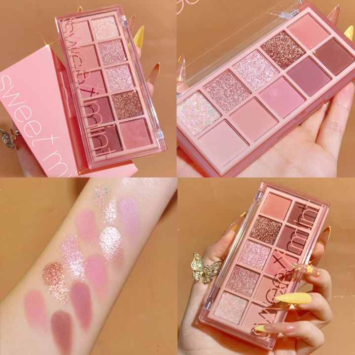 SWEET%20MINT%2010%20Colors%20Eyeshadow%20Palette%20Fairy%20Eye%20Shadow%20Palette%20Makeup%20Palette%20Matte%20Eye%20Shadow%20Glitter%20Eyeshadow%20EYE%20MAKEUP%20Palette%20-%20Image%202