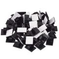20Pcs Black Adjustable Plastic Cable Clamps Self Adhesive Car Cable Clips Wire Organizer & 50 Pcs Self Adhesive Cable Clamp Plastic Rectangular Cable Clips.