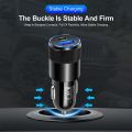 Dual USB Car Charger for iPhone 11 14 Xiaomi Samsung Quick Charge 3.1 Fast Charging Car-Charger Phone Charger Adapter in Car.