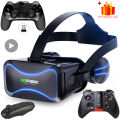 Virtual Reality 3D VR Glasses Headset Smart Phone Goggles Helmet Device Lenses Smartphone Viar Headphone For iPhone Android Game. 