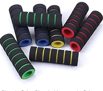Sponge%20Soft%20Foam%20Handle%20Nonslip%20Grip%20Cover%20For%20Bicycle%201%20Pair%20(2%20pcs)%20(Multicolor)%20-%20Image%203