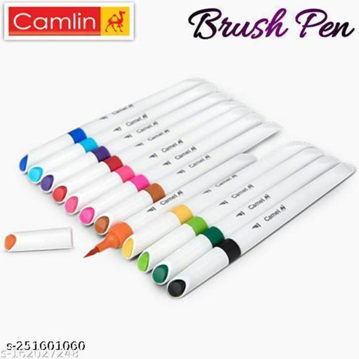 Camlin Brush Pen 12 Shades 1 box
