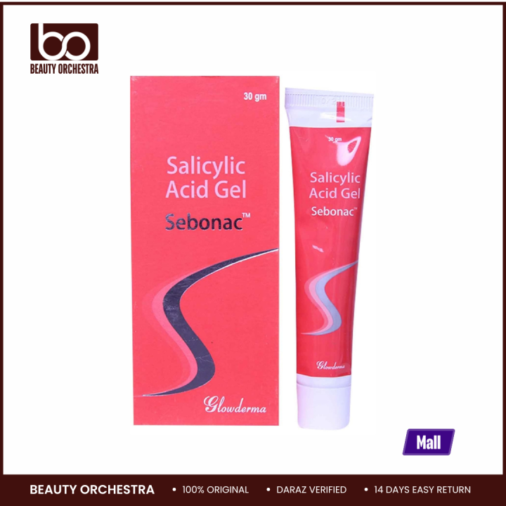 Sebonac Salicylic Acid Gel  - Tube of 30g Gel