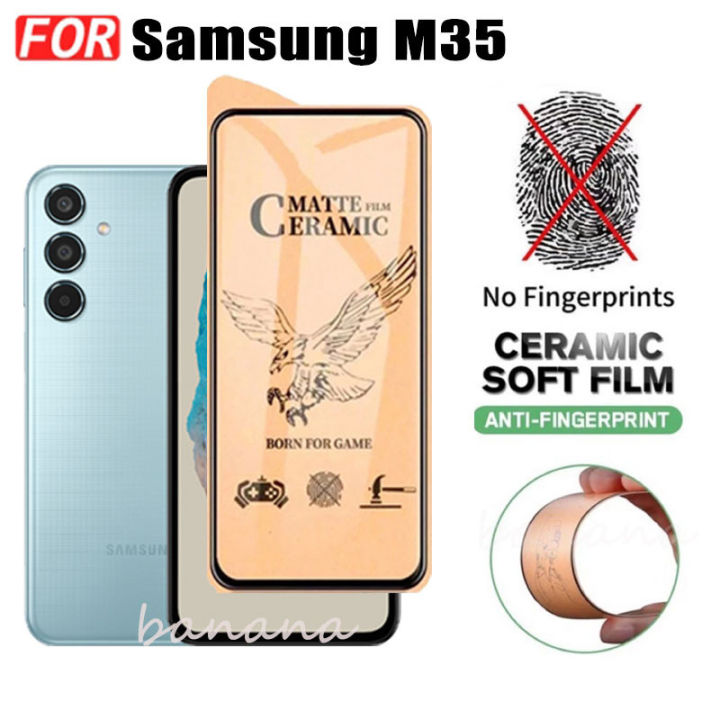 For%20Samsung%20M35%20Ceramic%20Frosted%20Soft%20Film%20Samsung%20Galaxy%20M35%20M55%20C55%20Screen%20Protector%203%20in%201%20Camera%20Lens%20Protecto%20-%20Image%202