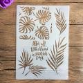 Stencil for Wall & Fashion Painting Template 10in by 8in.. 