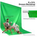 Green Screen 5.6 X 9 Feet Backdrop Background For Photography Without Stand.