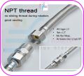 4PCS Nipple 1/2" Male x 1/2" Male Pipe Fittings, 304 Stainless Steel 1/2 inch NPT Male Threaded Pipe Adapter Fittings Equal Nipples Connectors, Male Straight Connector Pipe Fitting.
