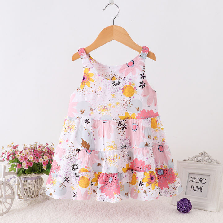 GC%20Girls%20Beach%20Dress%20Summer%20Sleeveless%20Bohemian%20Floral%20Printing%20Princess%20Dress%20For%201-7%20Years%20Old%20Children%20-%20Image%204