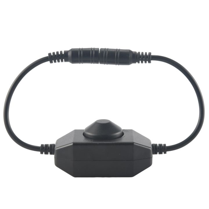 DC 12V-24V 6A Dimmer Switch,for LED Rope Light 3528,5050,5630 (Black)