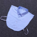 Detachable Men Cotton Collar Decoration Blouse Versatile Cotton Office Wear Detachable Shirt Collar Collar Office False Collars for Office attire Business meetings Formal events Fashion enthusiasts Dressing up a plain shirt.
