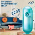 Godrej aer Matic Kit - Automatic Air Freshener spray with Flexi Control | Cool Surf Blue (210ml). 