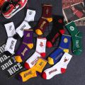 NBA Team Socks Men Long Basketball Socks Women Socks Fashion Sport Socks Stoking Stokin Lelaki Multicolor Cotton Socks.